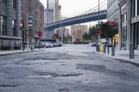 Cobble Stone Street in Dumbo Neighborhood