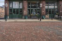 Cobble Stone Street in Toronto, Canada