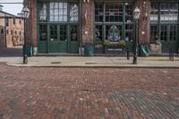 Cobble Stone Street in Toronto, Canada