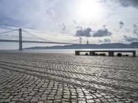 Cobble Stone Streets of Lisbon, Portugal