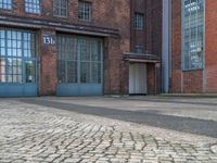 Cobble Stone Streets and Warehouses in Berlin