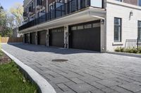 Cobble Stone Walkway in a Residential Area