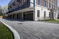 Cobble Stone Walkway in a Residential Area