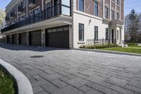 Cobble Stone Walkway in a Residential Area