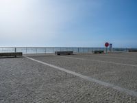 Cobblestone Parking Lot in Porto, Portugal