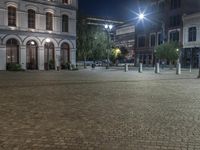 Cobblestone Plazas and Urban Nightlife 001