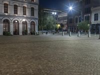 Cobblestone Plazas and Urban Nightlife 001