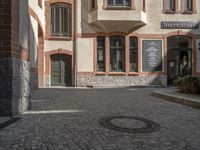 Cobblestone Road in Berlin, Europe