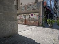 Cobblestone Road in Berlin's Charming Neighborhood