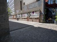 Cobblestone Road in Berlin's Charming Neighborhood