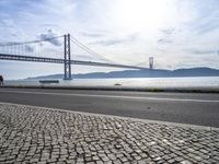 Cobble Stone Road in Lisbon, Portugal