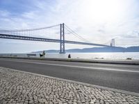 Cobble Stone Road in Lisbon, Portugal