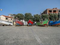 Cobblestone Road in Porto, Portugal: Beach View