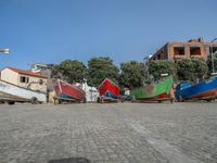 Cobblestone Road in Porto, Portugal: Beach View