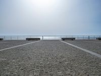 Cobblestone Road in Porto, Portugal: Coastal View