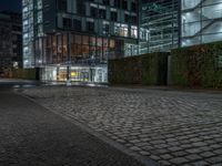 Cobblestone Roads in Berlin's Business District