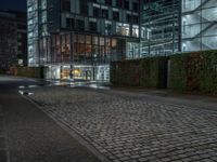 Cobblestone Roads in Berlin's Business District