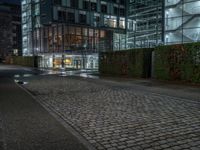 Cobblestone Roads in Berlin's Business District