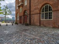 Cobblestone Roads in European Residential Quarters