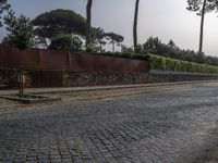 Cobblestone Roads in Porto Under a Clear Sky