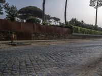 Cobblestone Roads in Porto Under a Clear Sky