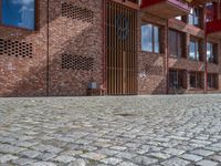 Cobblestone Roads and Urban Architecture in Berlin