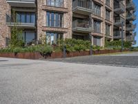 Cobblestone Street: Urban Design with Clear Sky