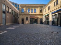 Cobblestone Streets in Berlin's Business District