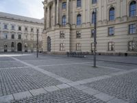 Cobblestone Streets in Berlin Town Square 001