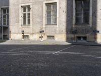 Cobblestone Streets and Courtyard Facades in Berlin