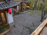 Cobblestone Streets in the Old Town of Lijiang