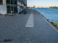 Cobblestone Streets in Waterfront City, Holland 001