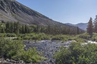 Daytime in Colorado: Mountain Landscape with Clear Skies