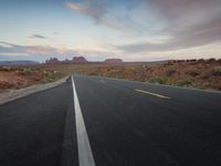 Colorado Desert Dawn Road Monument Valley 001