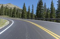 Colorado Forest Road: A View of Majestic Mountains