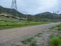 A Gloomy Day in Colorado: Gravel Road with Construction