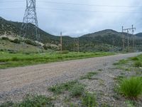 A Gloomy Day in Colorado: Gravel Road with Construction