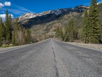 Snowy Road in Ironton, Colorado: A Majestic Mountain Landscape