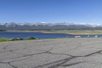 Colorado Landscape: Clear Sky, Mountain, and Horizon