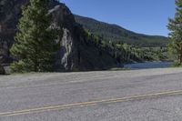 Colorado Landscape: Clear Sky Over a Mountain Lake