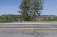 Colorado Landscape: Clear Sky and Mountain View