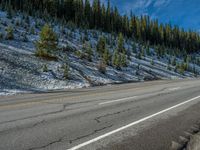 Colorado Landscape: Clouds on a Clear Winter Day