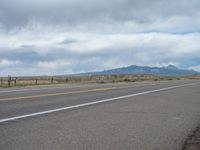 Colorado Landscape with Clouds and Sign