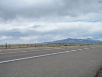 Colorado Landscape with Clouds and Sign