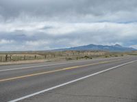 Colorado Landscape with Clouds and Sign