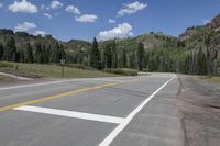 Colorado Landscape: Forest Mountain Pass 001