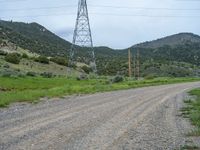 Colorado Landscape: Gravel Road and Construction