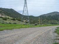 Colorado Landscape: Gravel Road and Construction