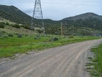 Colorado Landscape: Gravel Road and Construction