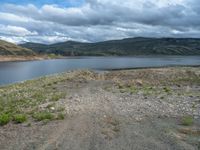 Colorado Landscape with Lake and Mountain View